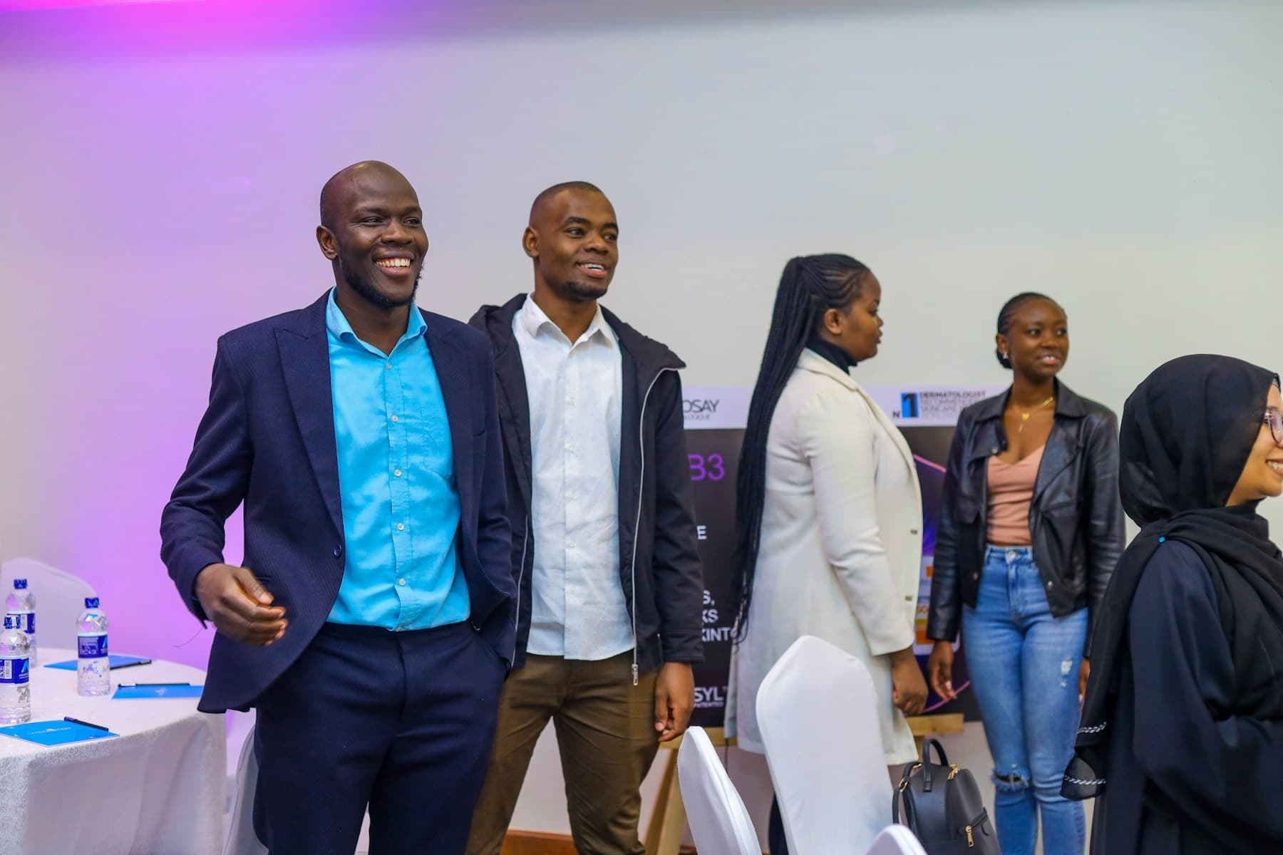 IEEE Rwanda members at a community event